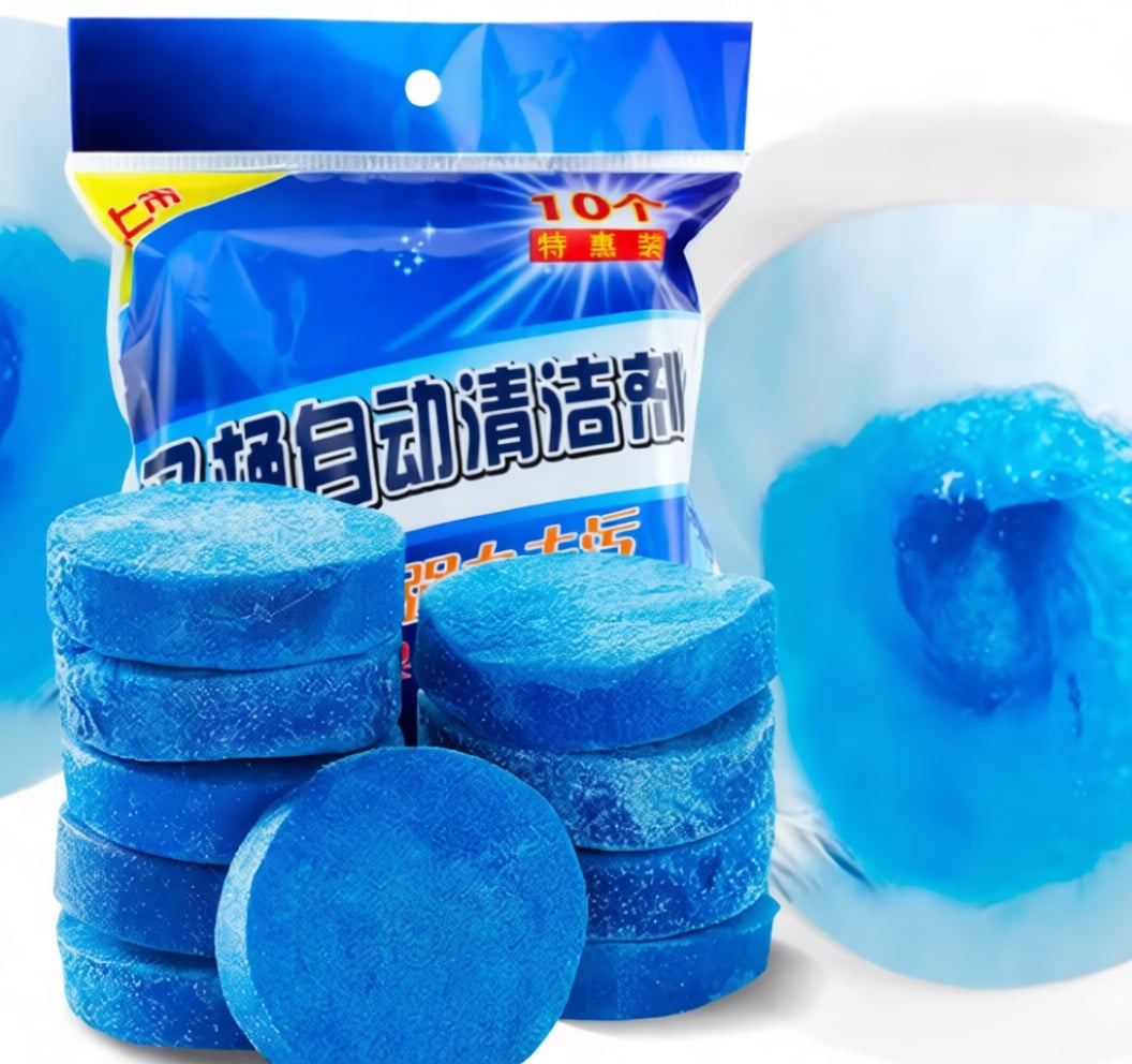 Blue Bubble Toilet Cleaner (10 Pcs Packet)